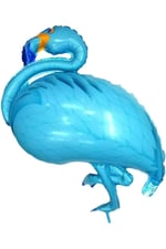 Mavi Flamingo Folyo Balon 51 x 105 Cm