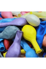 Metalik Balon (10lu - Karışık Renk)