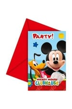 Mickey Mause Parti Davetiyesi 6 Adet