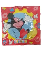 Mickey Mouse Baskılı Kırmızı Renk Parti Peçetesi 20 Adet 33 X 33 Cm
