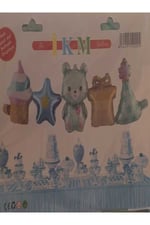 mutlu anılar parti evi baby shower folyo balon seti