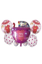 mutlu anılar parti evi babyshower folyo balon seti
