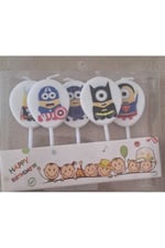 mutlu anılar parti evi minion mum seti