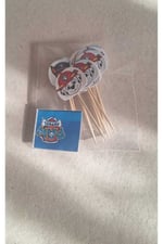 Mutlu Anılar Parti Evi Paw Patrol Pasta Süsü Kürdan 10lu