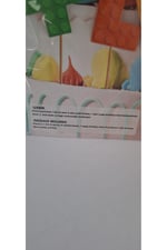 Mutlu anılar parti evi renkli blok