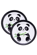 Panda Desenli Karton Tabak
