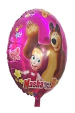 Pembe Maşa ve Koca Ayı Folyo Balon 43 CM