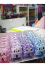 RENKLİ KÖPÜK BONCUKLU HAZNELİ HARİKA KUROMİ KALEMTRAŞ