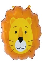 Safari Model Aslan Folyo Balon Büyük Boy Folyo Balon Çok Renkli