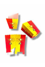 Sarı Kırmızı Kupalı Mısır Kutusu 8 Li Paket