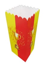 Sarı Kırmızı Kupalı Mısır Kutusu 8 Li Paket