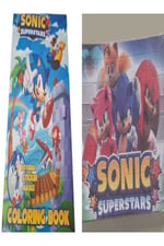 Sonic Boyama kitabı ve puzzle yapboz