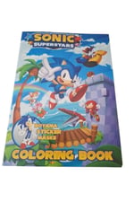 Sonic Boyama kitabı ve puzzle yapboz