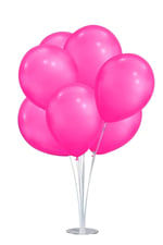 Standlı Fuşya Lateks Balon Seti