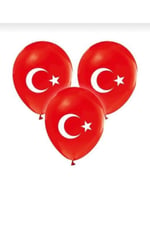 Türk Bayrağı Balonu 10LU