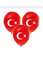 Türk Bayrağı Balonu 10LU
