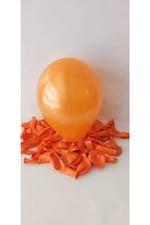 Turuncu Metalik Balon 10lu