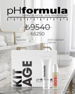 pHformula AGE Bakım Seti – AGE Travel Kit + Exfo Cleanser + SOS Oil