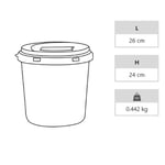 A Form - Enfekte Tıbbi Atık Kovası - 10 lt