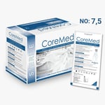 Coremed - Steril Cerrahi Eldiven - 7,5 Numara - Pudralı - Lateks