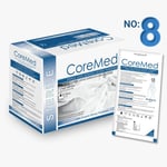 Coremed - Steril Cerrahi Eldiven - 8 Numara - Pudralı - Lateks