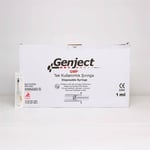 Genject 1cc İnsülin Enjektörü - 3p 26gx13mm