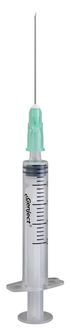 Genject 2,5 ml Veteriner Şırınga 3P (Enjektör) 21G 16mm Yeşil Kısa İğneli