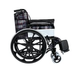GOLFİ G099 Ekose Kumaş Standart Tekerlekli Sandalye