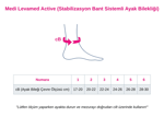 Levamed Active Gümüş Sağ - 2 Numara