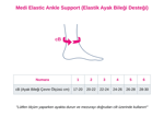 Medi 501 Elastic Ankle Support - 5 Numara