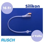 Rüsch - Foley 2 Yollu Silikonlu Sonda - 16 Numara