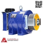 Akiş Asansör Volpi MRL2 3,9 kW  630 kg  Dişlisiz Asansör Motoru