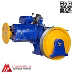 Akiş Asansör Z102 8,2 HP 800 KG 4/16 Kutuplu Çift Hızlı Asansör Motoru