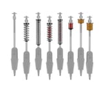 Aspar 9-10 mm Döküm Halat Şişesi / Yaylı Aşırı Yük Emniyetli L2:320 mm