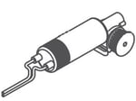 Mekisan Otomatik Kapı Yedek Parça Kat/ Kabin Kapısı 30 V DC AT 18 Sol Motor, IP54