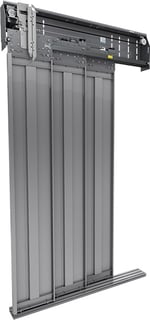 Merih B-01 3 Panel Teleskopik Standart Ral 7032 Kabin Kapıları