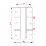 Metroplast 125′lik Sac Pateni Sabit