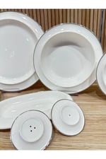 Rise 28 Parça Bone Porselen Yemek Takımı - PLT01