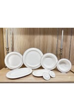 Rise 28 Parça Bone Porselen Yemek Takımı - PLT01