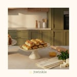 TWİNKLE ANTIQUE OVAL PASTA STANDI 30.5 × 16 × 11 CM TW-ANT-SN-14007