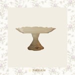 TWİNKLE DİANA AYAKLI SUNUM TABAK ALTIN 31,4 CM TABAK +13 CM AYAK TW-Dİ-SN-15005