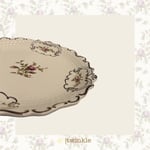 TWİNKLE DİANA DÜZ SERVİS TABAK 6'LI ALTIN 26 CM TW-Dİ-SR-15002