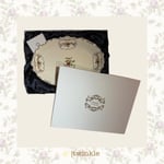 TWİNKLE DİANA KAYIK TABAK 2'Lİ ALTIN 35,5 CM - 30,5 CM TW-Dİ-KY-15003