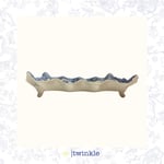 TWİNKLE ELİZABETH 4 AYAKLI SERVİS TABAK BÜYÜK MAVİ 34 CM TW-EL-SR-15024