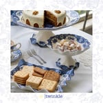 TWİNKLE ELİZABETH AYAKLI SUNUM ŞEKERLİK MAVİ 23 CM KASE + 7 CM AYAK TW-EL-ŞK-15018