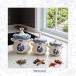 TWİNKLE ELİZABETH BAHARAT SET 3 LÜ MAVİ 19 CM – 16,5 CM – 13 CM TW-EL-BH-15026