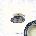 TWİNKLE ELİZABETH ÇAY FİNCAN SETİ 6 KİŞİLİK 12 PRÇ. MAVİ 16,5 CM TW-EL-ÇF-15019