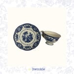 TWİNKLE ELİZABETH ÇAY FİNCAN SETİ 6 KİŞİLİK 12 PRÇ. MAVİ 16,5 CM TW-EL-ÇF-15019