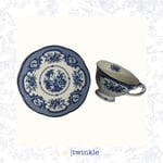 TWİNKLE ELİZABETH KAHVE FİNCAN SETİ 6 KİŞİLİK 12 PRÇ. MAVİ TW-EL-KH-15020