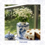 TWİNKLE ELİZABETH VAZO MAVİ 18 CM TW-EL-VZ-15022